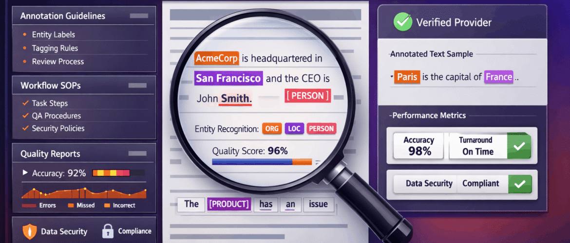 Check Before Choosing a Text Annotation Company