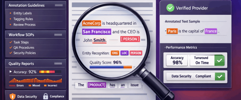 Check Before Choosing a Text Annotation Company